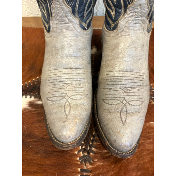 Vintage Black Label Tony Lama Cowboy Boots size 7 B women’s size 8 1/2 - Picture 7 of 10